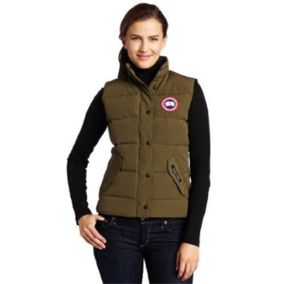 Canada Goose | Freestyle Duck Down Filled Versatile Puffer Vest Military Green - Picture 1 of 17